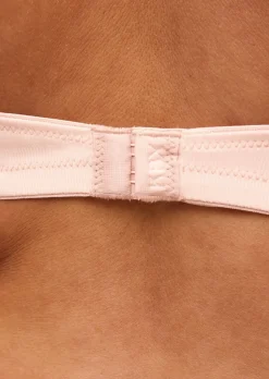 Knickerbox Louisa Lace Padded Crop Bralette - Pale Pink