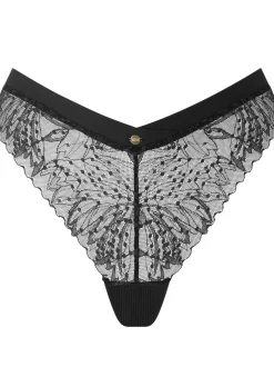 Knickerbox Louisa Lace Thong - Black