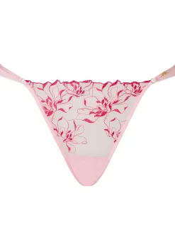 Knickerbox Marilyn Embroidered Brazilian Knickers - Light Pink