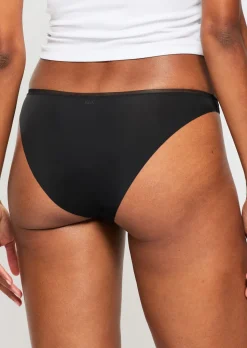 Knickerbox Microfibre Lace Brazilian Knickers - Pack of 3 - Black