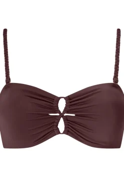 Knickerbox Swim Collections Non Wired Bikini Top - Brown