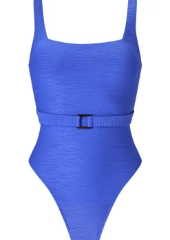 Knickerbox Swim Crinkle Swimsuit - Blue
