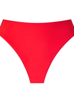 Knickerbox Swim Essentials High Waisted Bikini Bottoms - Red