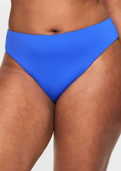 Knickerbox Swim Essentials High Waisted Bikini Bottoms - Bright Blue