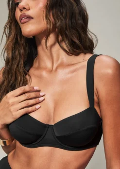 Knickerbox Swim Essentials Wired Bikini Top - Black