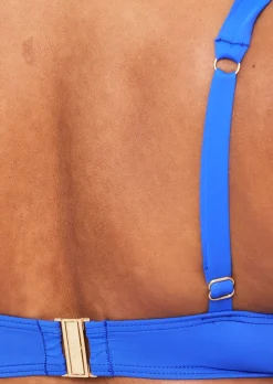 Knickerbox Swim Essentials Wired Bikini Top - Blue