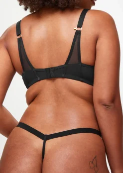 Knickerbox Zadie Fuller Bust Non Padded Plunge Bra - Black