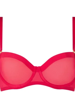Knickerbox Zadie Non Padded Balcony Bra - Red