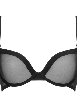Knickerbox Zadie Non Padded Plunge Bra - Black