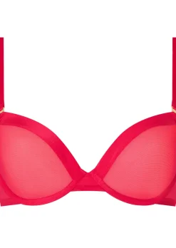 Knickerbox Zadie Non Padded Plunge Bra - Red