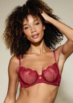 Lana Non Pad Balcony Bra - Bright Red
