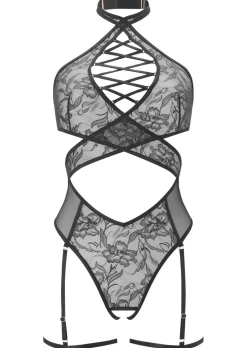 Lost In Your Love Crotchless Body - Black