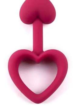 Lovers Heart Shaped Silicone Anal Beads