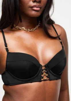 Miami Dreams Underwired Bikini Top - Black