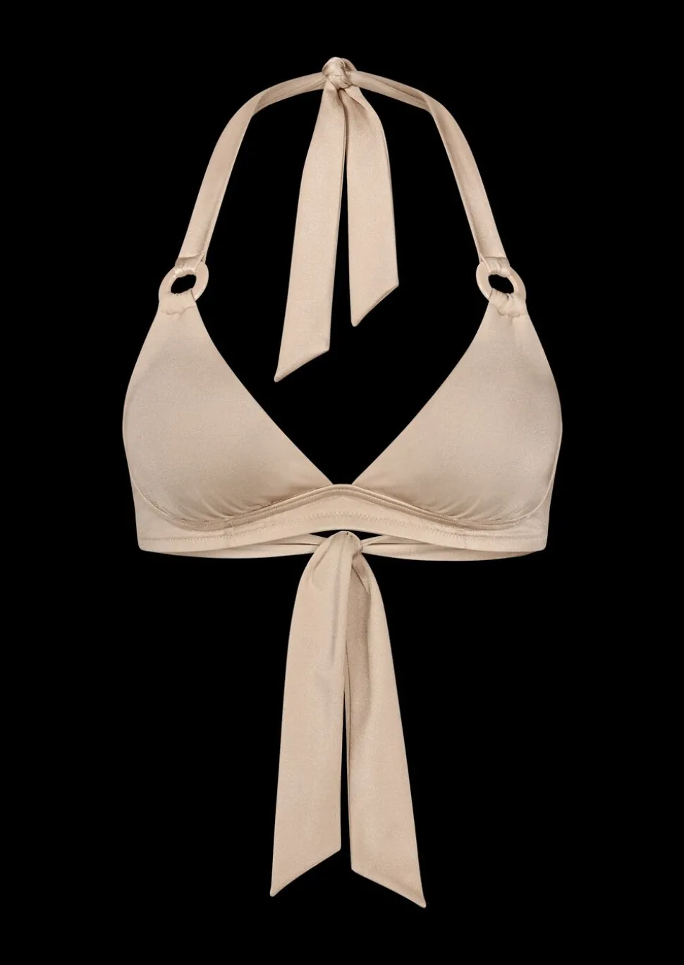 Midnight Swim Triangle Top - Light Pink