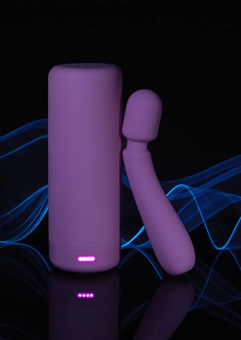Moregasm+ Pleasure Unplugged Vibrating Massage Wand with Charging Case