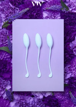 My Viv Weighted Silicone Pelvic Floor Trainer 3 Piece Set