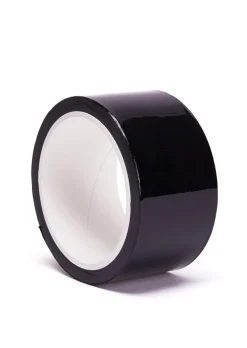 Non-Sticky PVC Bondage Tape - Black