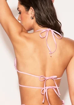 Pacific Pearl Bikini Top - Pale Pink