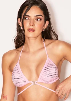 Pacific Pearl Bikini Top - Pale Pink