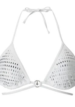 Pacific Pearl Padded Triangle Bikini Top - White