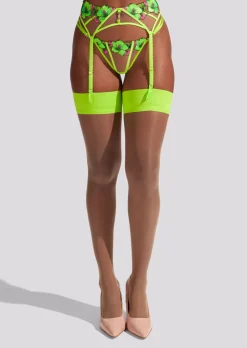 Plain Top Hold Ups - Lime