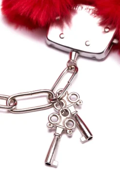 Plush Faux Fur Bondage Handcuffs