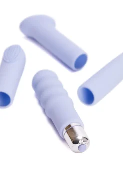 Power Bullet Sex Toy Set with 4 Interchangeable Silicone Sleeves