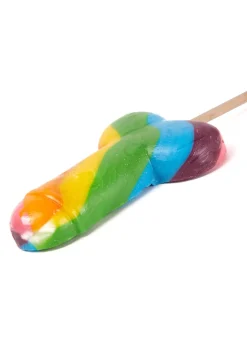 Rainbow Willy Lolly Rude Edible Sweets