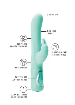 Rampant Rabbit Slim Waterproof Silicone Vibrator