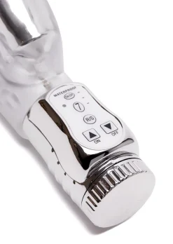 Rotating Rampant Rabbit Glitter Jelly Vibrator