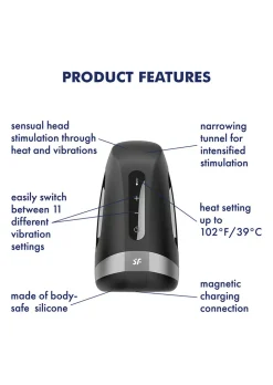 Satisfyer Men Heat Vibration Masturbator