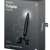 Satisfyer Triple Crystal 1 Glass Dildo