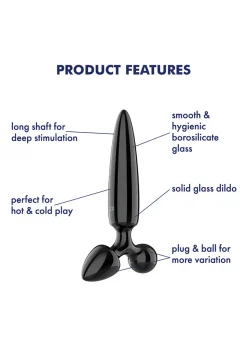Satisfyer Triple Crystal 1 Glass Dildo