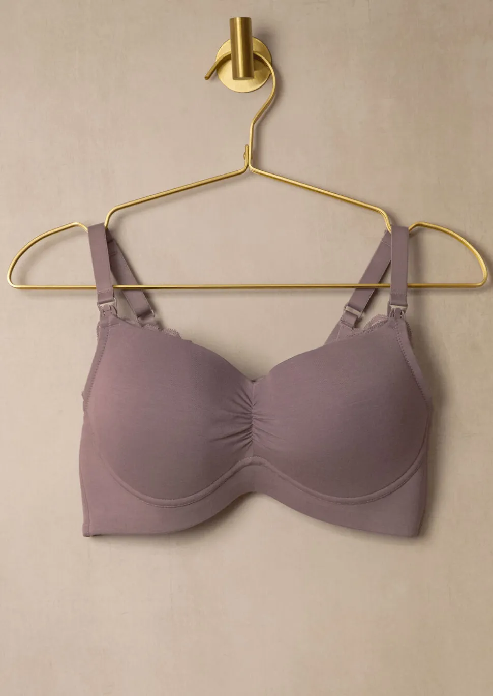 Serenity Bamboo Nursing Bra - Brown