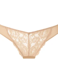 Sexy Lace Brazilian Knickers - Nude 01