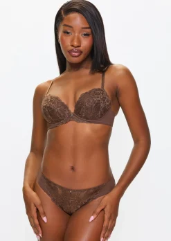 Sexy Lace Brazilian Knickers - Nude 04