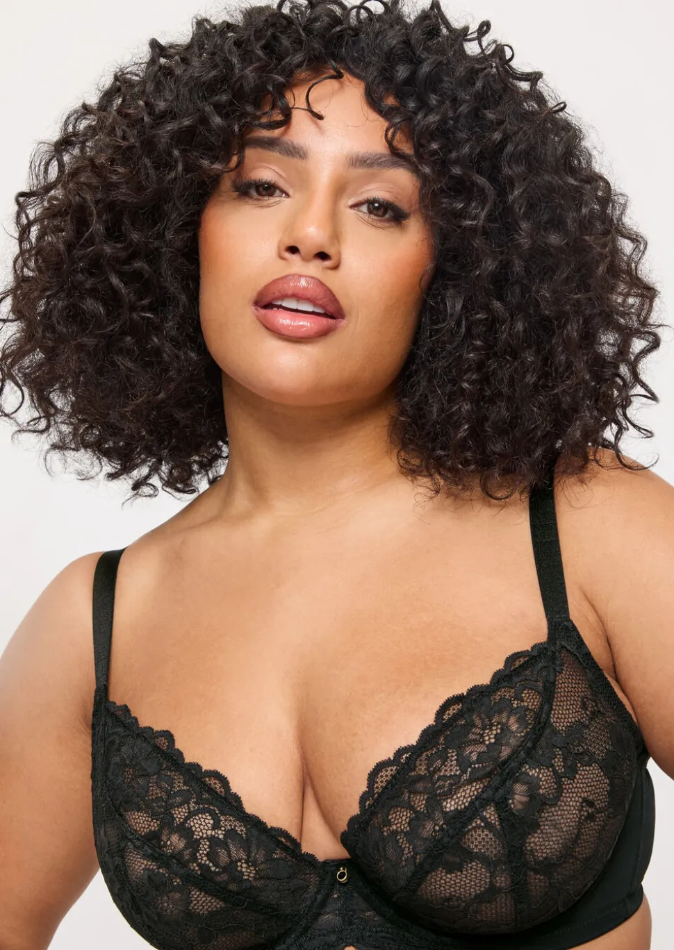 Sexy Lace Non Padded Fuller Bust Plunge Bra - Pack of 2 - Black