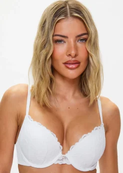 Sexy Lace Padded Plunge Bra - Pack of 2 - Assorted