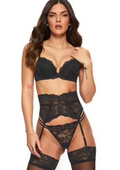 Sexy Lace Padded Plunge Bra - Pack of 2 - Multi