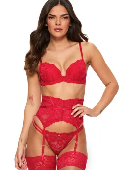 Sexy Lace Padded Plunge Bra - Pack of 2 - Multi