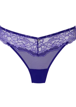 Sexy Lace Thong - Dark Purple