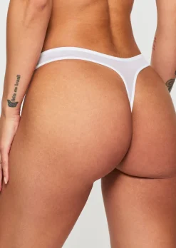 Sexy Lace Thong - Pack of 3 - White