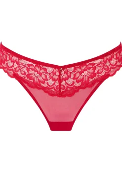 Sexy Lace Thong - Red