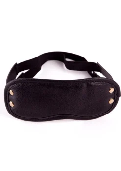 Signature Faux Leather Blindfold Eyemask