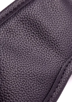 Signature Faux Leather Blindfold Eyemask