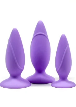 Silicone Butt Plug 3 Piece Anal Training Kit