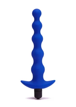 Silicone Vibrating Graduated Anal Beads with Removable Bullet