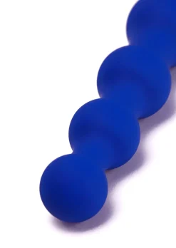 Silicone Vibrating Graduated Anal Beads with Removable Bullet
