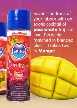 Skins Passion Fruit and Mango Flavoured Lube - 130ml